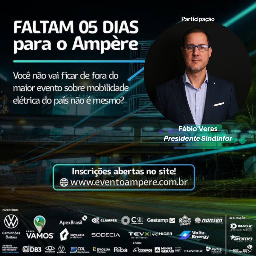 Presidente do Sindinfor participa do evento Ampère