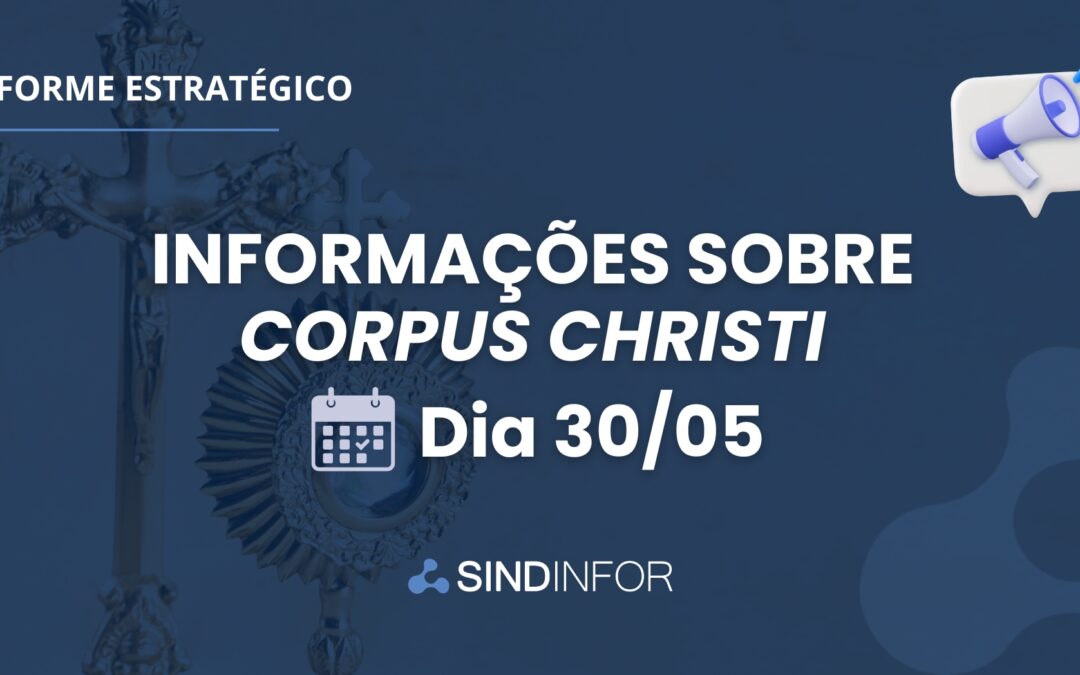 INFORMAÇÕES SOBRE CORPUS CHRISTI