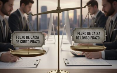 Qual a diferença entre um fluxo de caixa de curto e longo prazo?
